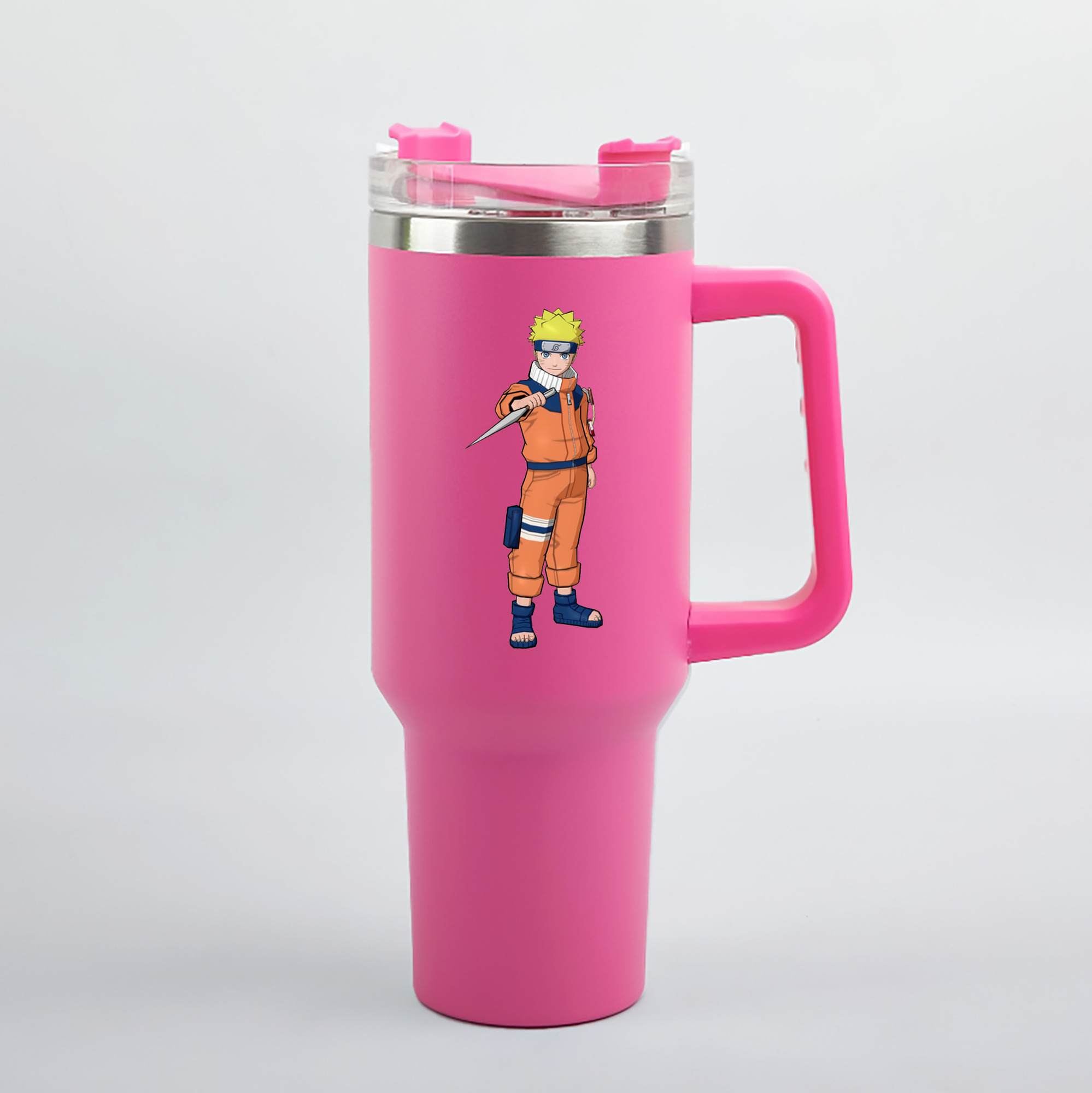 （画像用） NARUTO -ナルト- うずまき ナルト Uzumaki Naruto 1200mL車用タンブラー（カラープリント）